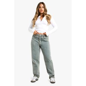 "Petite" 28 Inch Basic Straight Leg Jeans - Bleu Clair - 36, Bleu Clair