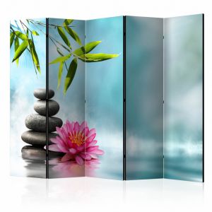 Paravent Water Lily and Zen Stones II [Room Dividers]