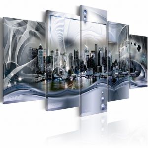 Tableau moderne New York: Blue Abstraction