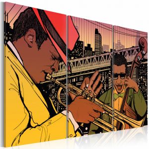Tableau moderne New York, capitale du jazz