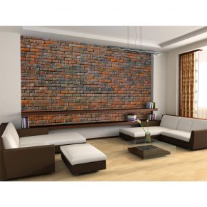 Papier peint moderne Mur en briques