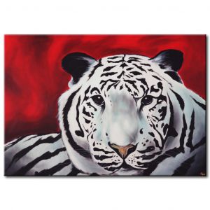 Tableau mural Tigre blanc royal