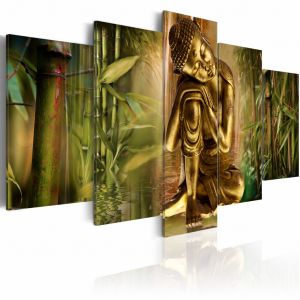 Cadre déco Bouddha veillant