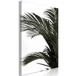 Cadre déco Palmier -un motif botanique minimaliste avec des feuilles de palmier