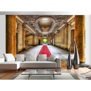 Papier peint adh&eacute;sif Trompe l'oeil : Mystery marble