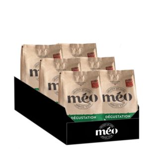 Dosette Senseo compatible Caf&eacute;s M&eacute;o D&eacute;gustation &ndash; 6 paquets - 216 dosettes