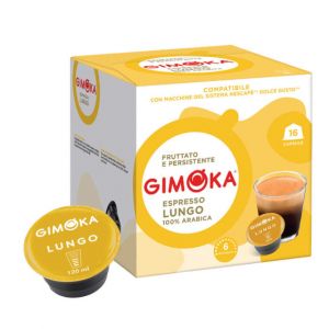 Capsule Dolce Gusto Compatible Gimoka Caf&eacute; Lungo - 16 Capsules