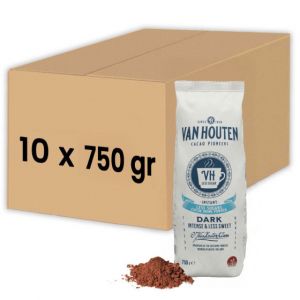 Chocolat Chaud Van Houten 24% cacao all&eacute;g&eacute; en sucre - 10 paquets - 7,5 Kg