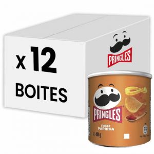 Pringles Sweet Paprika 40g - 12 bo&icirc;tes
