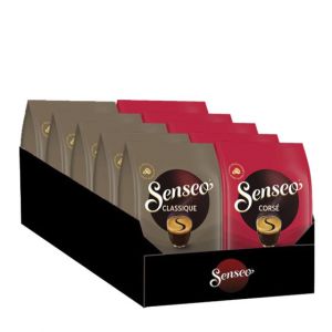 Dosette Senseo Caf&eacute; Cors&eacute; et Classique - 10 paquets - 400 dosettes