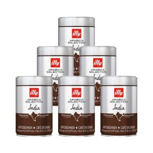 Caf&eacute; en Grains illy Espresso S&eacute;lection Inde - 6 bo&icirc;tes - 1,5 Kg