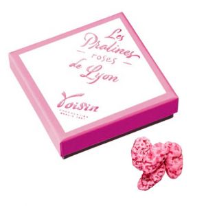 Chocolat Voisin Sp&eacute;cialit&eacute;s de Lyon Les Pralines Roses - 45 gr