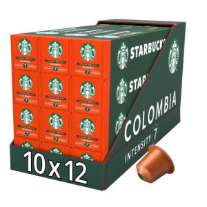 Capsule Starbucks &reg; by Nespresso &reg; Colombia - 12 tubes - 120 capsules