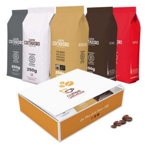 Coffret D&eacute;couverte Caf&eacute; en Grains Costadoro - 5 paquets