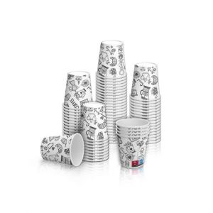 Gobelet carton 10 cl Graffiti - 100 gobelets