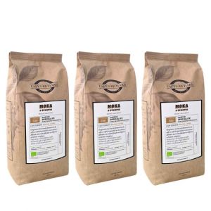 Caf&eacute; de Sp&eacute;cialit&eacute; en Grains Bio Caf&eacute;s Richard Moka d'&Eacute;thiopie Yrgacheffe Pure Origine - 3 paquets - 750 gr