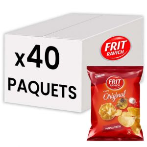 Chips Frit Ravich Nature sal&eacute;es 38g - 40 paquets