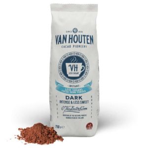 Chocolat Chaud Van Houten 24% cacao all&eacute;g&eacute; en sucre - 750 gr