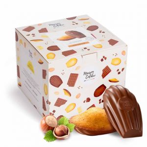Madeleine Noisette Maison Colibri Coque Chocolat au Lait - 30 madeleines emball&eacute;es individuellement