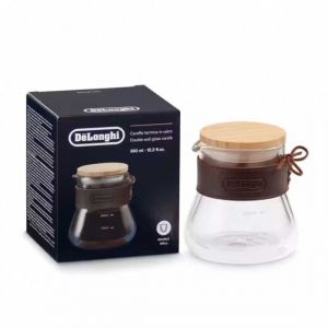 Carafe &agrave; Caf&eacute; en Verre double paroi Delonghi - 360 ml - DLSC077