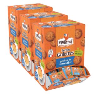Petite Galette St Michel P&eacute;pites de Chocolat - Lot de 3 Boites soit 600 galettes
