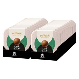 Boule de caf&eacute; CoffeeB Caf&eacute; Royal Espresso Bio - 20 boites - 180 boules