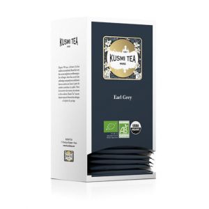 Th&eacute; Noir Earl Grey Bio Kusmi Tea - 25 sachets envelopp&eacute;s