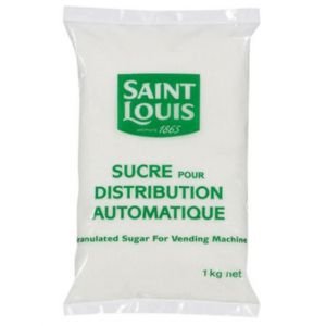 Sucre en Poudre Cristal Saint Louis pour Distributeur Automatique - 1 Kg
