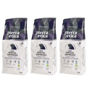 Caf&eacute; en Grains Bio Terra Etica Sp&eacute;cial Expresso - 3 paquets - 3 Kg