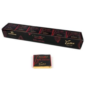 Chocolat Voisin Napolitain Chocolat Noir Intense 70% - Issus de grands cacaos - 150 gr