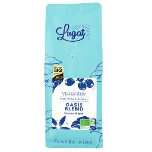 Caf&eacute; de Sp&eacute;cialit&eacute; en grains Bio Lugat Oasis Blend - 1 Kg