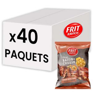 Chips Frit Ravich Bacon et Fromage 38g - 40 paquets