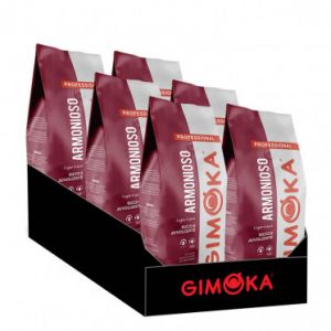 Caf&eacute; en Grains Gimoka Armonioso - 6 paquets - 6 Kg