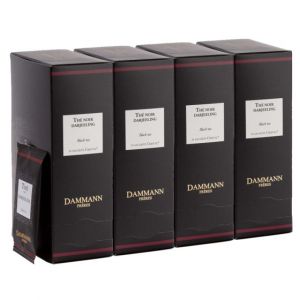 Th&eacute; Noir Dammann Fr&egrave;res Darjeeling - 4 boites - 96 sachets envelopp&eacute;s