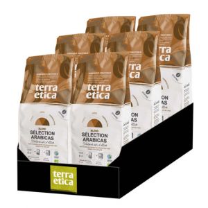 Caf&eacute; en Grains Bio Terra Etica S&eacute;lection Arabicas - 6 paquets - 6 Kg