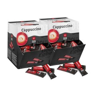 Cappuccino Douwe Egberts - 2 Bo&icirc;tes distributrices - 160 dosettes individuelles