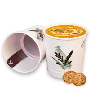 Gobelet Pr&eacute;-dos&eacute; Velout&eacute; de L&eacute;gumes avec Croutons - 15 boissons