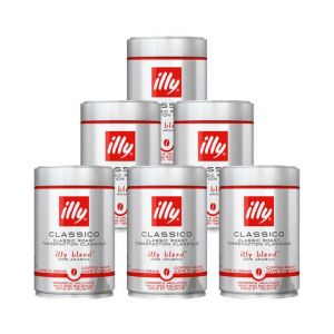 Caf&eacute; en Grains illy Espresso Classico - 6 bo&icirc;tes - 1,5 Kg