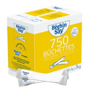 Sucre Blanc B&eacute;ghin-Say - 750 b&ucirc;chettes