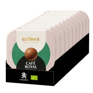 Boule de caf&eacute; CoffeeB Caf&eacute; Royal Espresso Bio - 10 boites - 90 boules