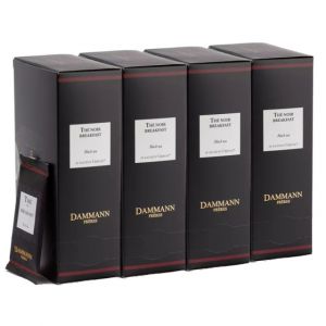Th&eacute; Noir Dammann Fr&egrave;res Breakfast - 4 boites - 96 sachets envelopp&eacute;s