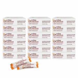 Sucre Coffee-Webstore - 18 bo&icirc;tes distributrices - 3600 b&ucirc;chettes