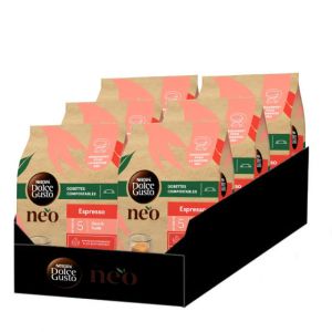 Dosettes Nescaf&eacute; Dolce Gusto NEO Espresso - 6 bo&icirc;tes - 72 dosettes