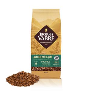 Caf&eacute; Soluble Jacques Vabre Authentique 100% Arabica - 500 gr