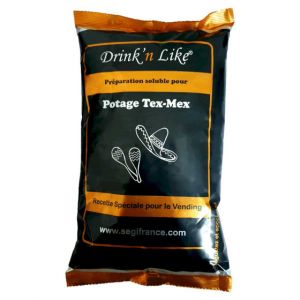 Potage Instantan&eacute; Distributeur Automatique Drink'n Like Soupe Tex Mex - 1 Kg