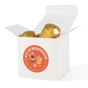 Kit d'Accueil Caf&eacute; & Th&eacute; - 10 kits pour machines Nespresso