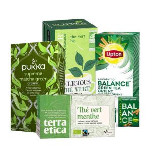 Pack D&eacute;couverte Th&eacute;s Verts - 4 vari&eacute;t&eacute;s