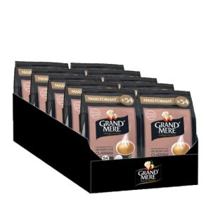Dosette Senseo compatible Caf&eacute; Grand'M&egrave;re Classique - 10 paquets - 540 dosettes