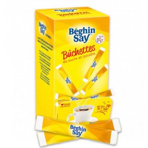 Sucre Blanc B&eacute;ghin-Say - Bo&icirc;te Distributrice - 300 b&ucirc;chettes