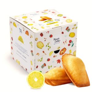 Madeleine &Eacute;clats de citron Maison Colibri Pur Beurre - 36 madeleines emball&eacute;es individuellement